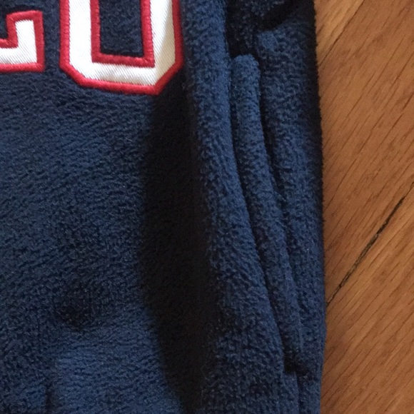 Polo Boys 4 T washed once fleece half zip up. 🇺🇸 navy with grey, red & white. - Picture 6 of 10